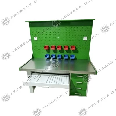 Common Rail Service Workbench – Model C (Integrated Shim Organizer Station)